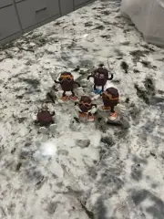 California Raisins Lot Applause PVC Plastic Bendable Figures Set Vintage 1988