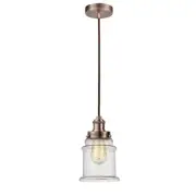 Innovations E Canton Mini Pendant, AC Seed/Bell/Brown - 100AC-10BR-1H-AC-G184