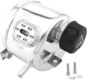 Coolant Header Expansion Overflow Water Tank Cap Reservoir Can Car Accessories Compatible For Mini Cooper S R52 R53 2002-2008(Silver)