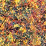 Island Batik - Peacock Galore - Peacock Feather - Tourmaline, Fabric BTY