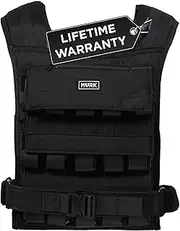 MVRK Adjustable Weighted Vest Men 35lbs - Weighted Workout Vest With Iron Weights, Heavy Duty Weighted Exercise Vest For Functional Training, Slim Design Weighted Running Vest, Weight Vest for Men and Women