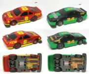 1992 TYCO TCR Slotless Thunderbird SC Set Only FORD Stocker Slot Car PAIR Unused