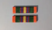 CORRECT SIZE - TXSG Meritorious Service - Moiré Ribbon Made in USA -New-Set of 2