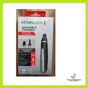 Remington Washable Nose, Ear & Eyebrow Trimmer Groomer Black FREE SHIPPING AU