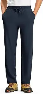 [Rdruko] Men's Sweatpants Lightweight Quick Dry Workout Joggers Running Gym Athletic Track Pants with Pockets