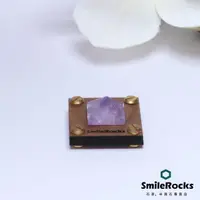 在飛比找momo購物網優惠-【SmileRocks 石麥】紫水晶金字塔 No.08070