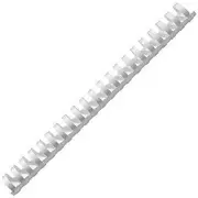 GBC Pack 50 Plastic Binding Comb Round 21 Loop 32mm A4 (White)