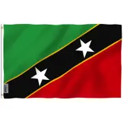 Anley Fly Breeze 3x5 Ft Saint Kitts and Nevis Flag - Nevisian Flags Polyester