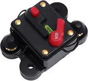 ULTECHNOVO Automatic Circuit Breaker Car Circuit Breaker Fuse Holder Breaker for Car Audio Horn Switch Yacht Rv Circuit Breaker Generator Automotive Power Zinc Alloy