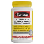 Swisse Ultiboost Vitamin C + Manuka Honey 120 Tablets