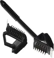 NUSITOU 2pcs BBQ Cleaning Brush Grill Brush and BBQ Brush for Grill Non BBQ Brush Griddle Grill Griddle Scraper BBQ Residue Brush Grills Griddle Wire Brush to Death