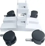 Bracket Wheel | 360° Foot Stand for Electric Heater - Heater Adjustable Wheel Kit Easy and Install Heater Replacement