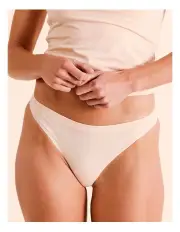 [Soho] Organic Cotton G-string in Beige