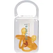 Natural Rubber Soothers Soother Twin Pack Medium Rounded 3-6 mths 2 Pack