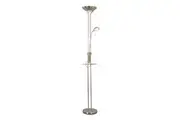 Myron USB LED Light Modern Floor Lamp Light Metal Shade - Antique Brass
