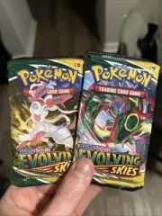 Nintendo Pokémon TCG Sword Shield Evolving Skies Booster Packs 2-Pack