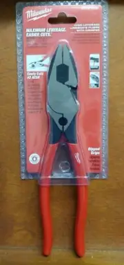 NEW Milwaukee 48-22-6500 High-Leverage Linemans Pliers with Crimper