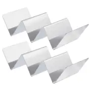 2pcs Stainless Steel Taco Holder Wave-Shaped Taco Tray Kitchen Gadgets,Silver