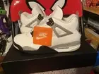 Air Jordan 4 White Cement Size 9.5 Men