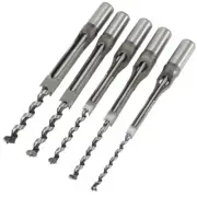 LABLT 7× Square Hole Drill Woodworking Square Hole Tenon High Speed Chisel Bit