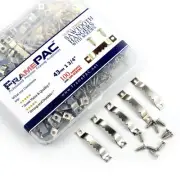 100 Pack Small Sawtooth Picture Hangers Frame Hanging Saw Tooth Hooks with Screw