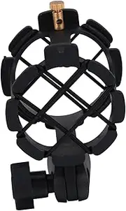 Abaodam Mount for Condenser Microphone Vibration Mic Clip Holder with Angle Lightweight Design for Musicians Podcasters and Vloggers Microphone Storage Rack