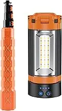 lwxij Portable Camping Light | LED Retractable Light with Stand,10000mAh Extendable Flashlight, Waterproof Work Lamp, Rechargeable Tripod Worklights for Garage