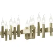 Varaluz 357B12BB Collette Bathroom Vanity Light Antique Brass