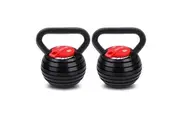 2x Adjustable Kettlebells Weights Dumbbell (18kg) by Powertrain