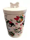 DISNEY Mickey Minnie & Friends 7" Christmas Ceramic Cookie Jar Dog Treats NWOT