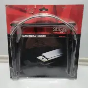 Stagg Model HAH-800 Hands Free Harmonica Holder - Black
