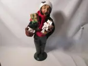 Byers Choice 2003 Handsome Shopping Man with Model Ship