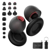 Ear Plugs for Sleeping Noise Reduction Reusable, Concerts, Focus, Travel, Work