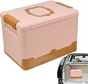 Foldable Storage Box - Portable Stackable Containers, Colapsible Storage Crates | Large Capacity Home Organization Supplies With Lid And Handle, Multi-Functional Outdoor Camping Crates For Living Room