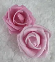 Pink Artificial Foam Rose Heads Bright Creations 2in 200 Count Light And Dark