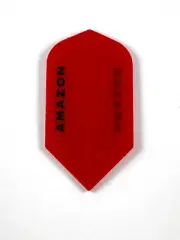 New Slim Darts Flights 5 Set of 3 Red Ruthless Amazon For Steel or Soft Tip