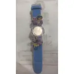 SWATCH POP系列 藍色毛球手錶