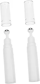 Generic 2pcs Eye Cream Bottle Roller Travel Friendly Empty Dispenser for Essential Oils Cosmetics Vacuum Containers Applicator Tool for Women