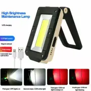 LED Work Light COB Inspection Lantern USB Rechargeable Magnetic Torch Car Garage