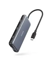 Anker 555 USB-C Hub 8-in-1 with 100W Power Delivery 4K 60Hz HDMI Port10Gbps