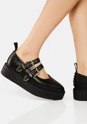 [Lamoda] I'm A Believer Chunky Creeper Shoes