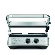Breville Sear & Press Grill 42 x 26 x 39.4cm Brushed Stainless Steel - Robins Kitchen