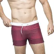 [TADDLEE] Mens Swimsuits Swimming Briefs Trunks Bikini Square Cut Swimwear Shorts