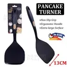 Pancake Turner Flat Spatula Flipper Hamburger Turner Non-Slip Cookware BBQ Grill