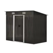Livsip Garden Shed Outdoor Storage Sheds 2.38x1.31M Workshop Cabin Metal Base