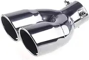 Fit for Toyota C-HR CHR 2017-2022 Car Exhaust Tip Stainless Steel Exhaust Tip Chrome Exhaust Tip Muffler Tip Car Accessories