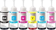664 673 Dye Ink, 6 * 70ML Printer Refill Ink Kit - Compatible with EPSON L800 L801 L805 L810 L850 L380 L565 T6731 T6732 T6733 T6734
