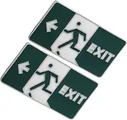 [ANDRESLAD] Cute and Funny Glow-in-the-dark Enamel Lapel Pins 2pcs Set for Backpacks Valentine's Day Decorations