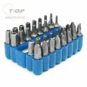 33pcs Tamper Proof Security Torx Spanner Screwdriver Bit Set Star Hex Holder