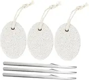 NIYANGLE 3sets Stainless Steel Pedicure Tool Kit for Foot Care Dead Skin Remover Callus Exfoliator Includes Scrapers for Smooth Feet for Home Salon Use